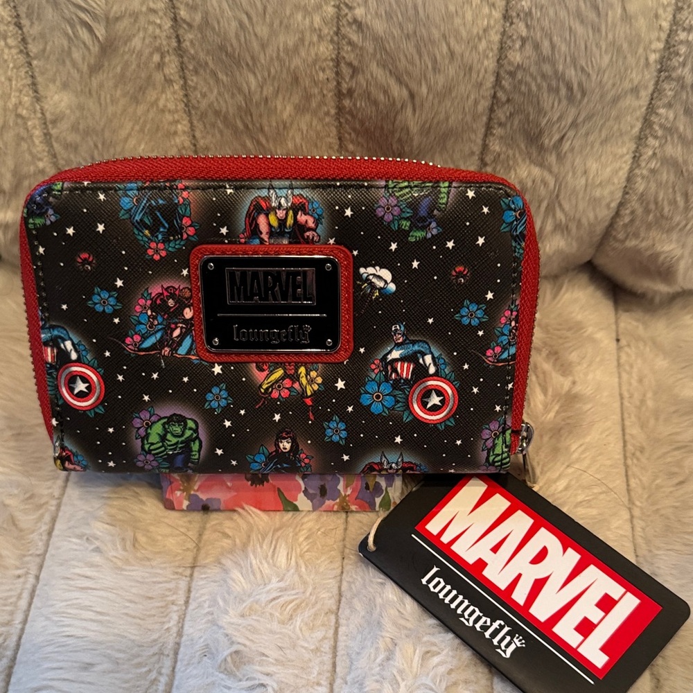 Marvel Loungefly Wallet with Superhero Design